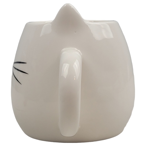 White Novelty Cat Mug - Global Design - Picture 4 of 6